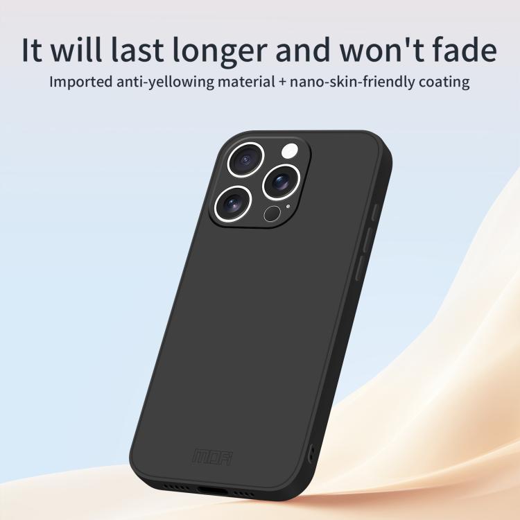MOFI Caring Soft Shell Liquid Silicone Skin Feel Phone Case, For iPhone 14 Pro Max, For iPhone 13 Pro Max