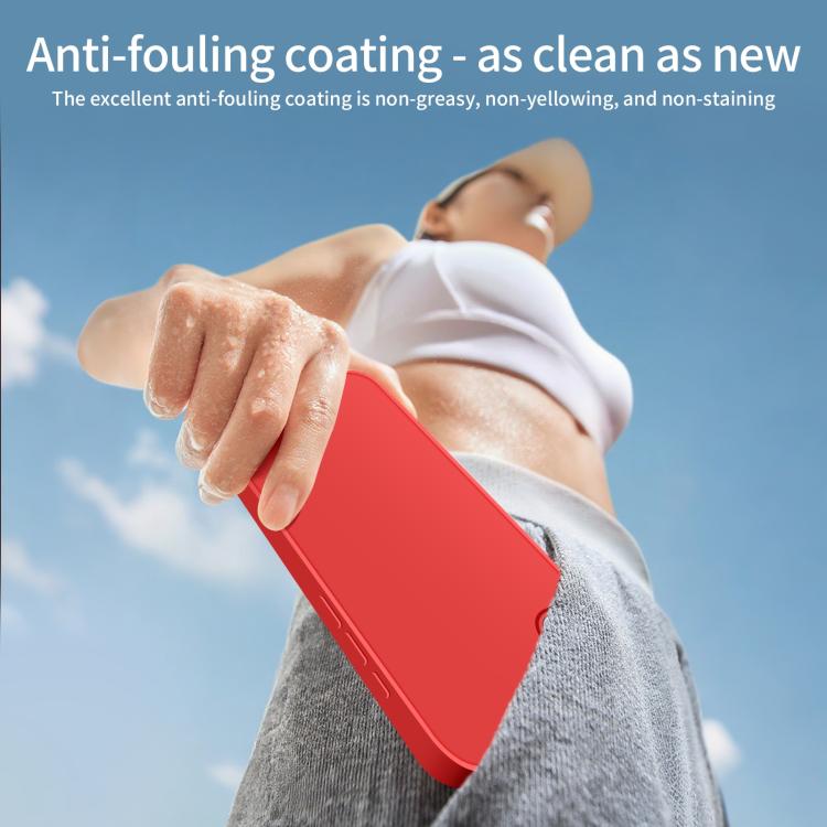 MOFI Caring Soft Shell Liquid Silicone Skin Feel Phone Case, For iPhone 16, For iPhone 15 Pro Max
