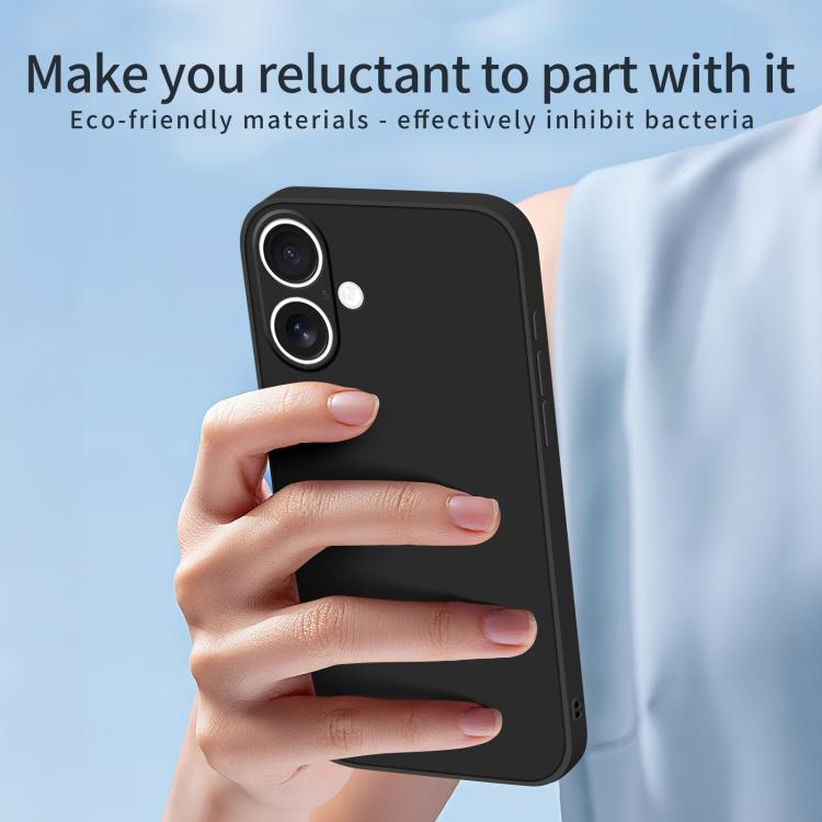 MOFI Caring Soft Shell Liquid Silicone Skin Feel Phone Case, For iPhone 16, For iPhone 15 Pro Max