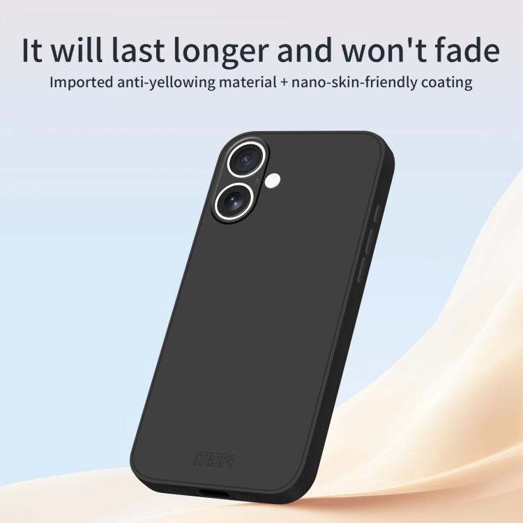 MOFI Caring Soft Shell Liquid Silicone Skin Feel Phone Case, For iPhone 18, For iPhone 18 Pro