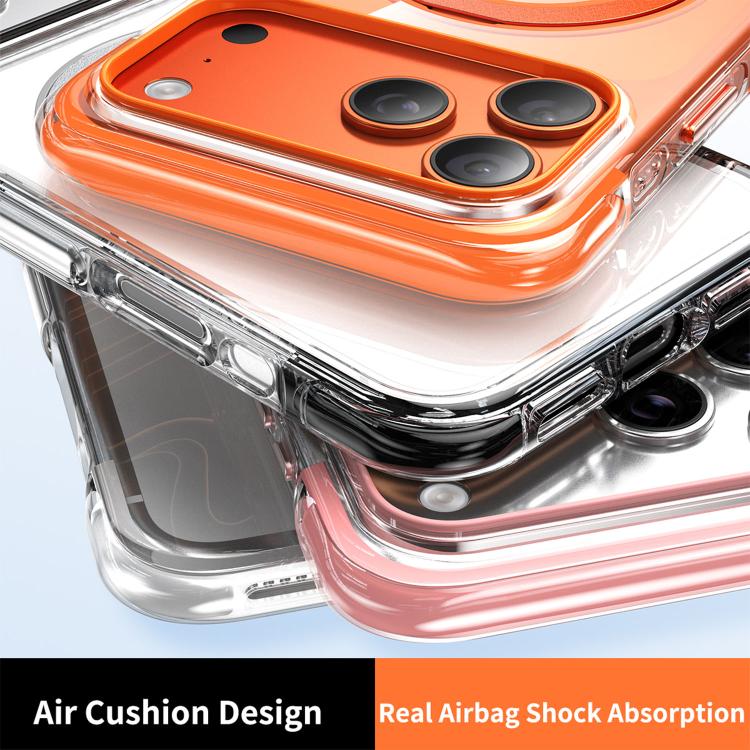 Vacuum-Sealed Transparent Airbag Magnetic Rotation Holder Acrylic Phone Case, For iPhone 16 Pro Max, For iPhone 16 Pro, For iPhone 16, For iPhone 15 Pro Max, For iPhone 15 Pro, For iPhone 15