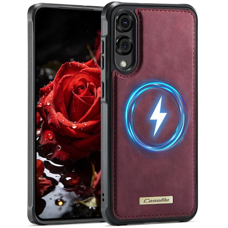 CaseMe C69 Series Magnetic Vegan Leather Back Phone Case, For Samsung Galaxy A57 5G, For Samsung Galaxy S25 FE 5G, For Samsung Galaxy A17, For Samsung Galaxy S25 Edge 5G