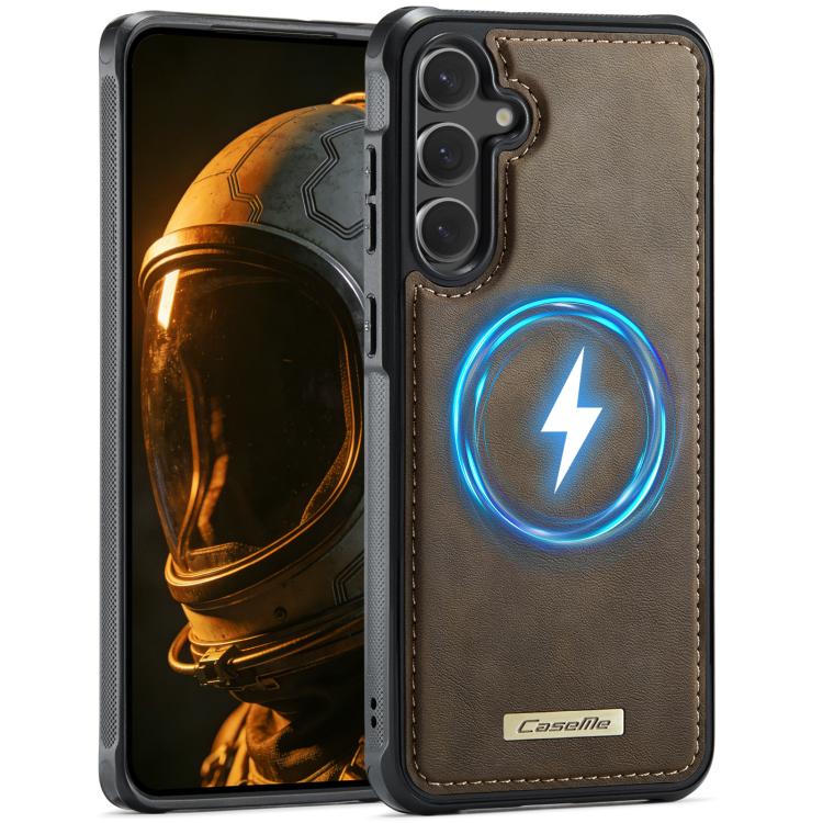 CaseMe C69 Series Magnetic Vegan Leather Back Phone Case, For Samsung Galaxy A57 5G, For Samsung Galaxy S25 FE 5G, For Samsung Galaxy A17, For Samsung Galaxy S25 Edge 5G