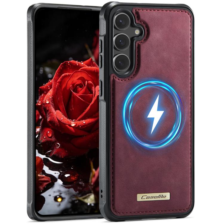 CaseMe C69 Series Magnetic Vegan Leather Back Phone Case, For Samsung Galaxy A57 5G, For Samsung Galaxy S25 FE 5G, For Samsung Galaxy A17, For Samsung Galaxy S25 Edge 5G