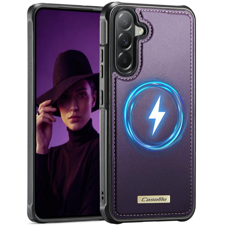CaseMe C69 Series Magnetic Vegan Leather Back Phone Case, For Samsung Galaxy A57 5G, For Samsung Galaxy S25 FE 5G, For Samsung Galaxy A17, For Samsung Galaxy S25 Edge 5G