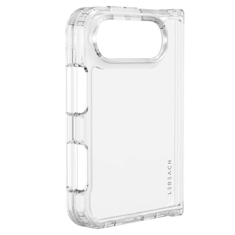 LeReach TOC Clear Series Composite Armor TPU Acrylic Hybrid Shockproof Phone Case, For iPhone Duo