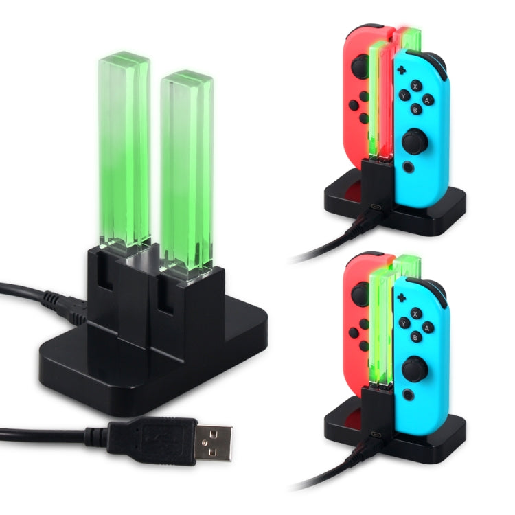 DOBE TNS-875 Charger Dock Charging Station Stand For Nintendo Switch Joy-Con, TNS-875
