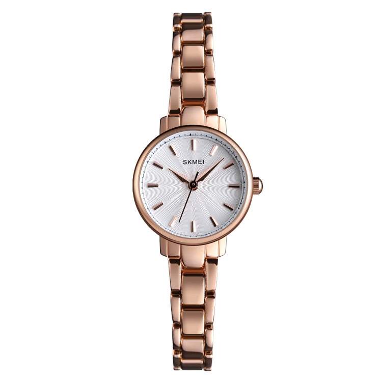 Skmei 1410 Lady Quartz Watch European and American Fashion Watch Business Leisure Steel Belt Lady Watch