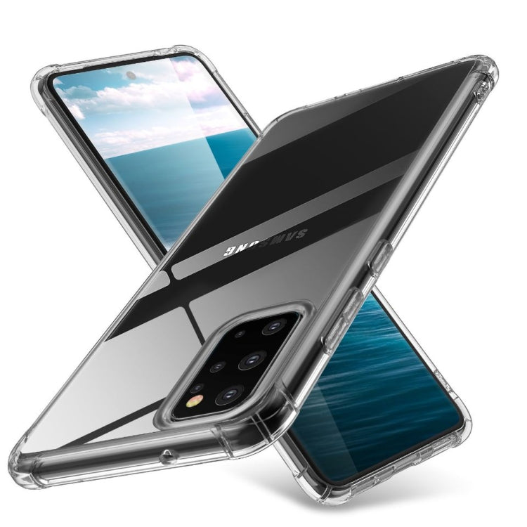 For Galaxy S11 Plus Four-Corner Anti-Drop Ultra-Thin Transparent TPU Phone Case, For Galaxy S20