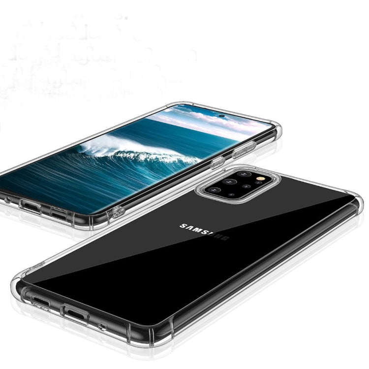 For Galaxy S11 Plus Four-Corner Anti-Drop Ultra-Thin Transparent TPU Phone Case, For Galaxy S20