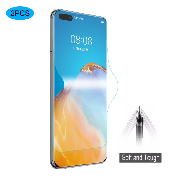 2 PCS ENKAY Hat-Prince 0.1mm 3D Full Screen Protector Explosion-proof Hydrogel Film, For OnePlus 8, For One Plus 8 Pro, For Huawei P40 Pro, For Huawei P40, For Xiaomi MI 10 / MI 10 Pro
