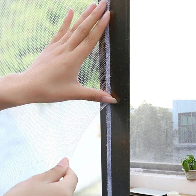 DIY Mosquito Net Self-adhesive Indoor Anti-insect Fly Screen Curtains Window Net Protections Mesh Home Textile Bed Garden