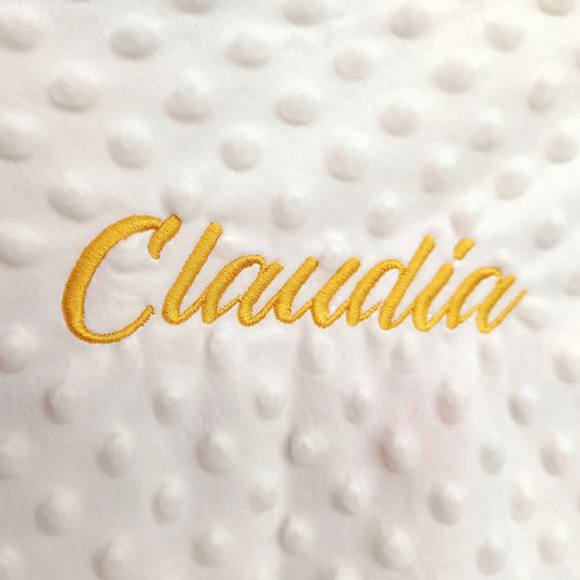 Custom Name or Plain Fleece Baby Blanket – 72 × 100 cm