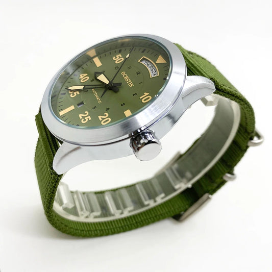 OCHSTIN Automatic Pilot-Style Watch – Nylon Strap