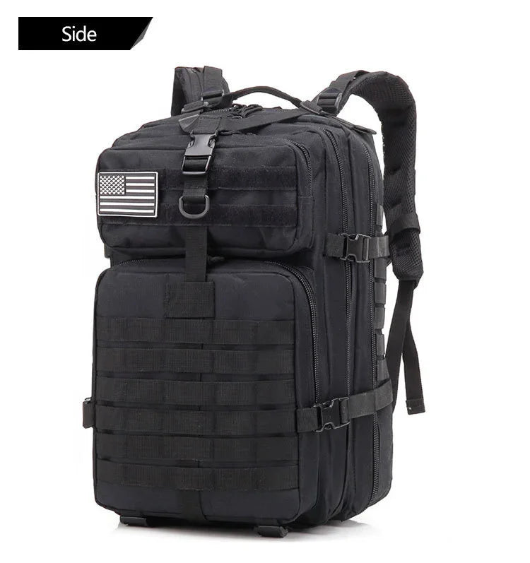 QT&QY 30/50L Tactical Backpacks Man Traveling Bags Survival Outdoor 3P Assault Pack EDC Molle Pack hiking Trekking Hunting Bag