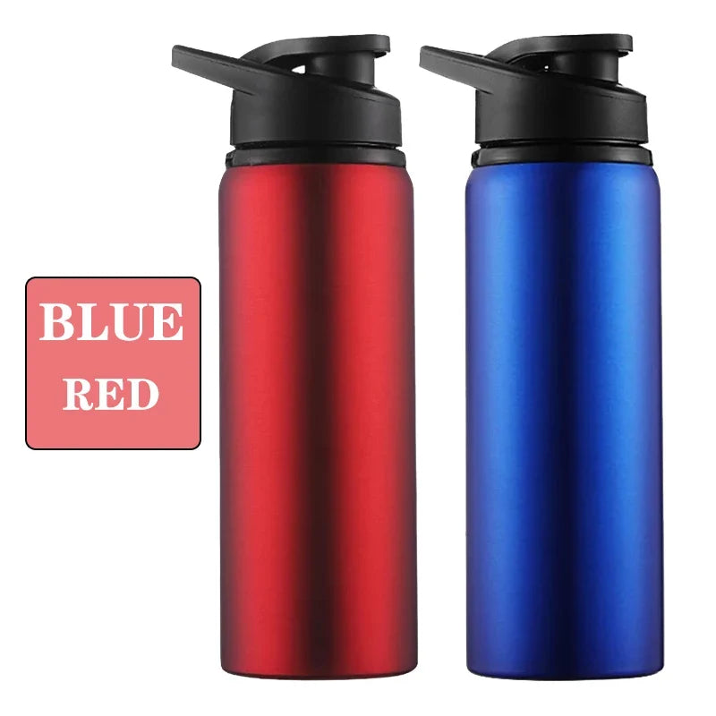 Portable Water Bottle Bicycle Riding Drinking Water Bottle Outdoor Sport Travel Mug Metal Stainless Steel Bottle