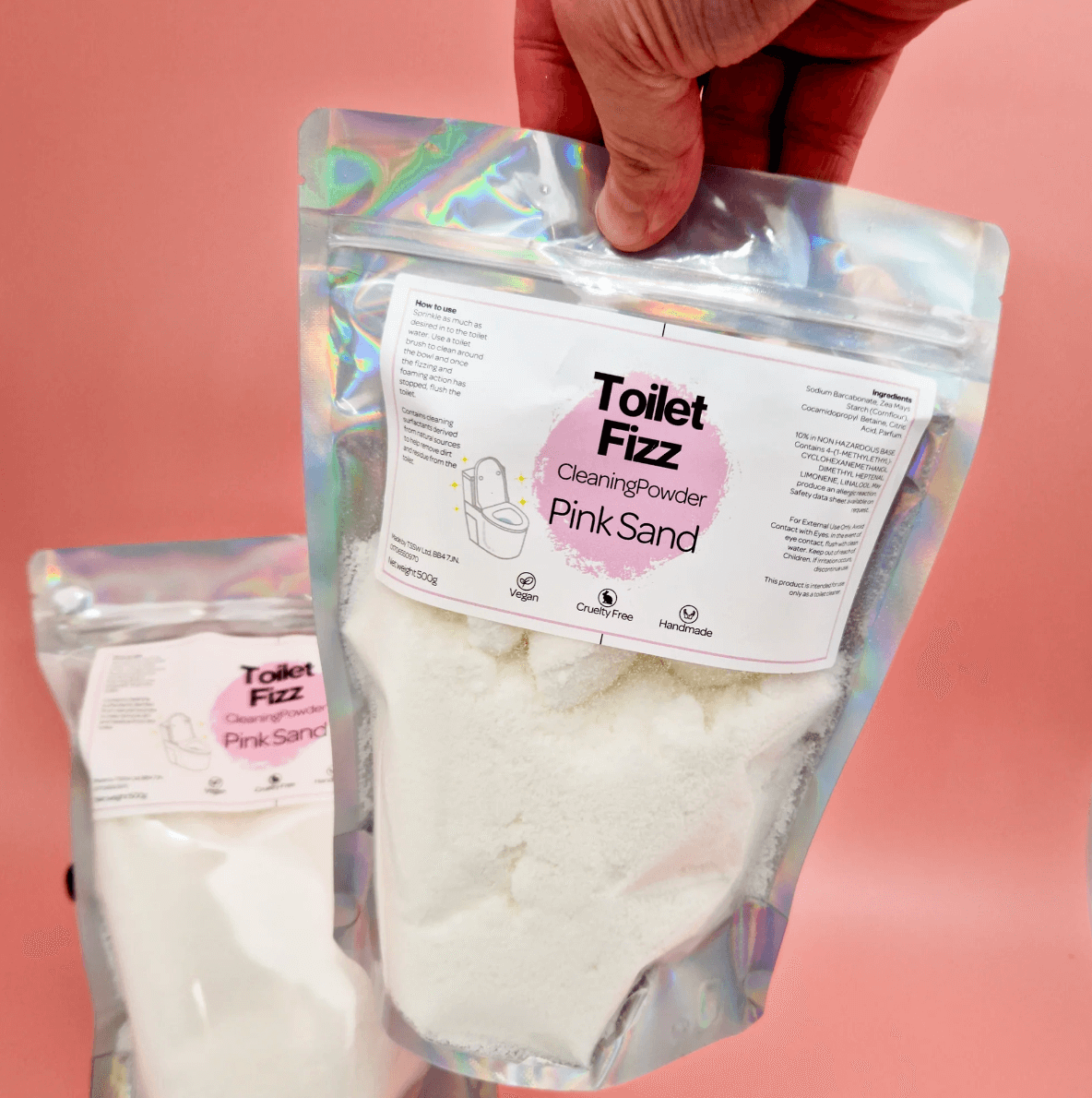 Pink Sand Toilet Fizz