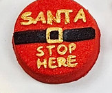 Mini Santa Stop Here Bath Bomb