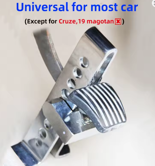Car Clutch Lock – Universal Steering Wheel & Brake Pedal Anti-Theft Device | Stainless Steel Security Tool for Car Pedals