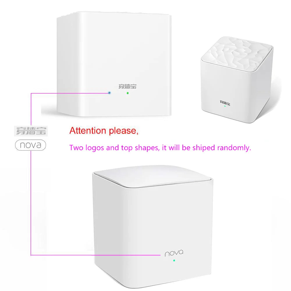 Tenda Nova Mesh WiFi System (MW3)-Up to 2000 sq.ft Whole Home Coverage Replaces Wi-Fi Router Extender Single Easy Step via APP