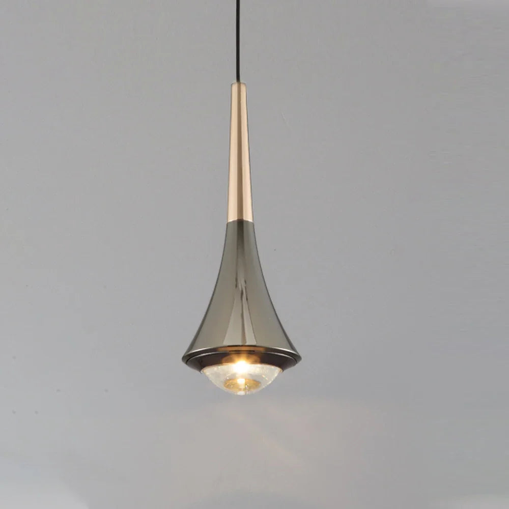 Dropping Pendant Light LED Integrated Adjustable Height Warm Light