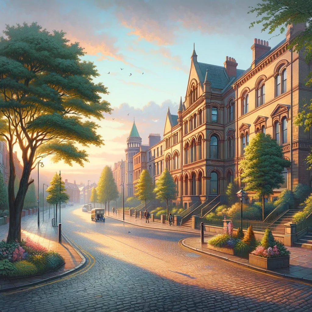 Serene Belfast Morning Canvas