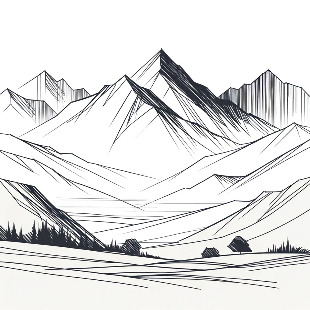 Serene Peaks Canvas