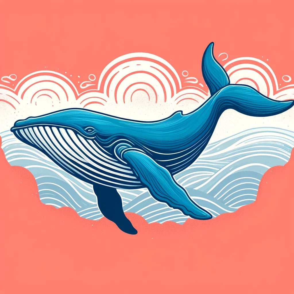 Serene Whale Canvas