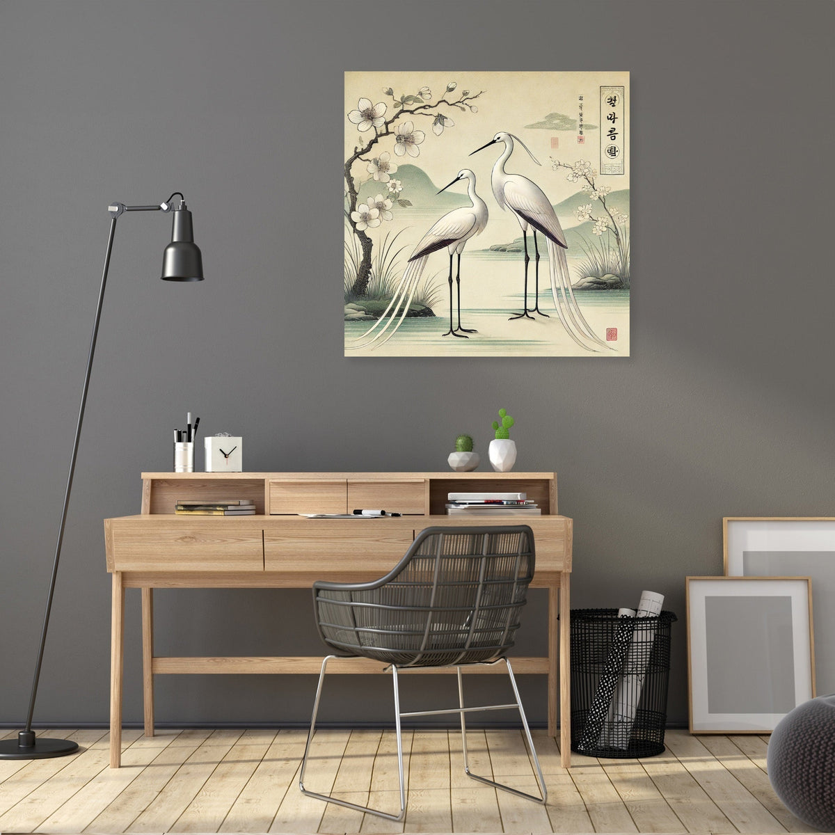 Serene Cranes Canvas