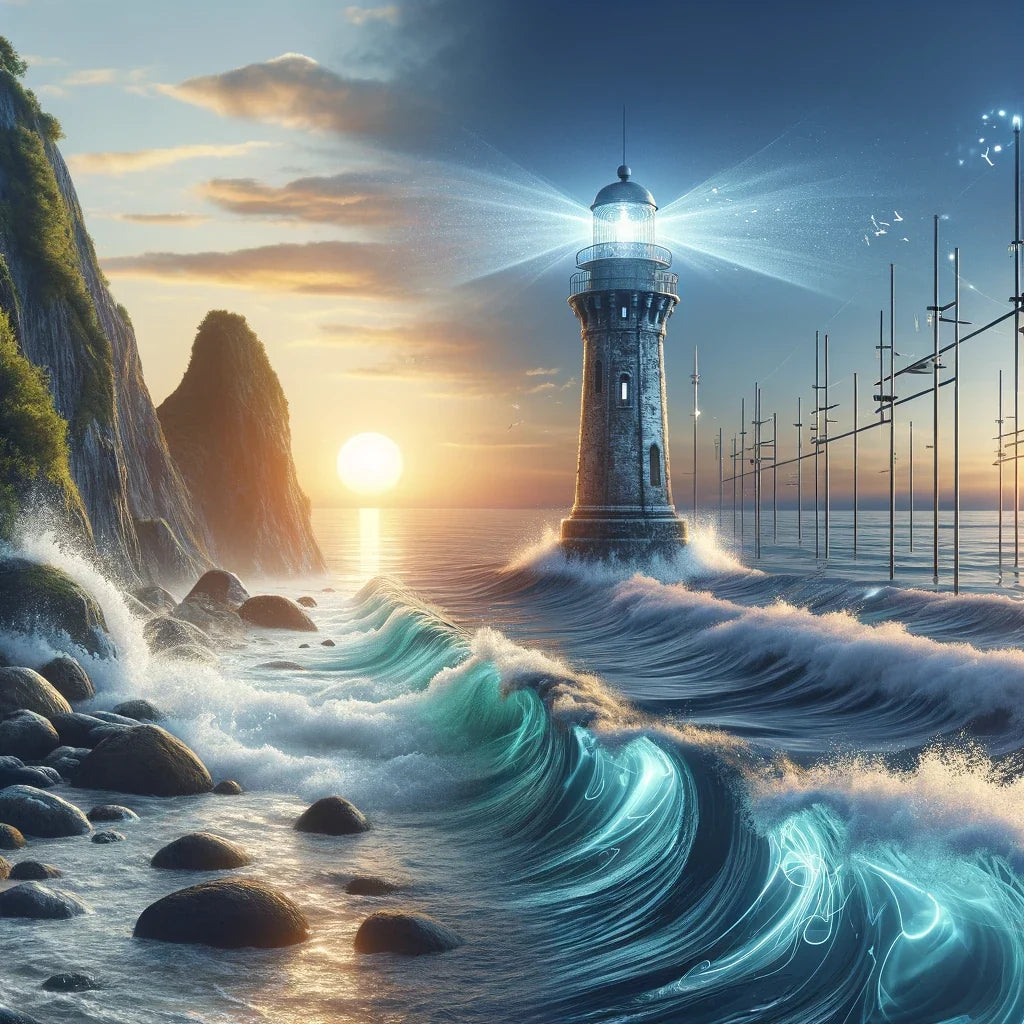 Serenity Shores Beacon Canvas