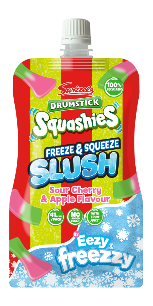 Swizzels Drumstick Squashies Slush Pouch - Sour Cherry and Apple Flavour