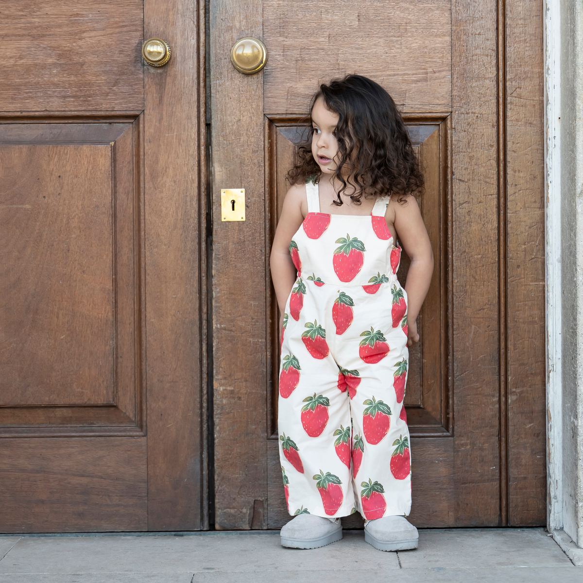 Strawberry Dungarees