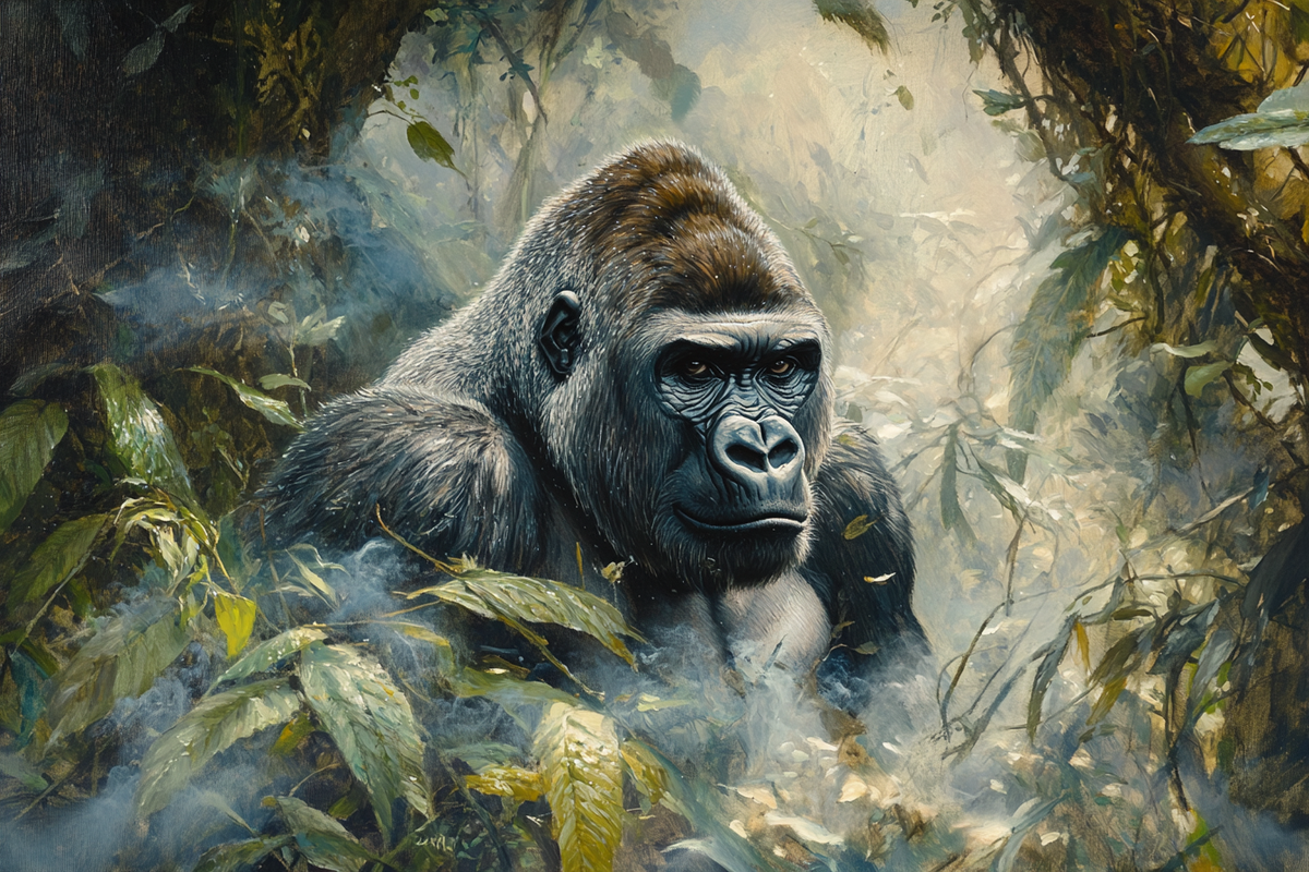 Silverback Jungle Canvas