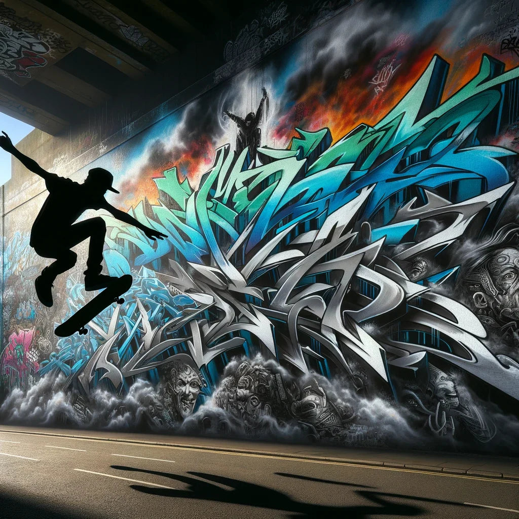 Skater's Silhouette Canvas