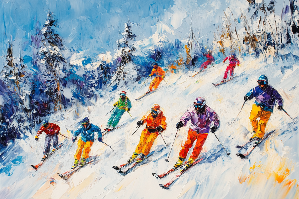 Ski Adventure Canvas