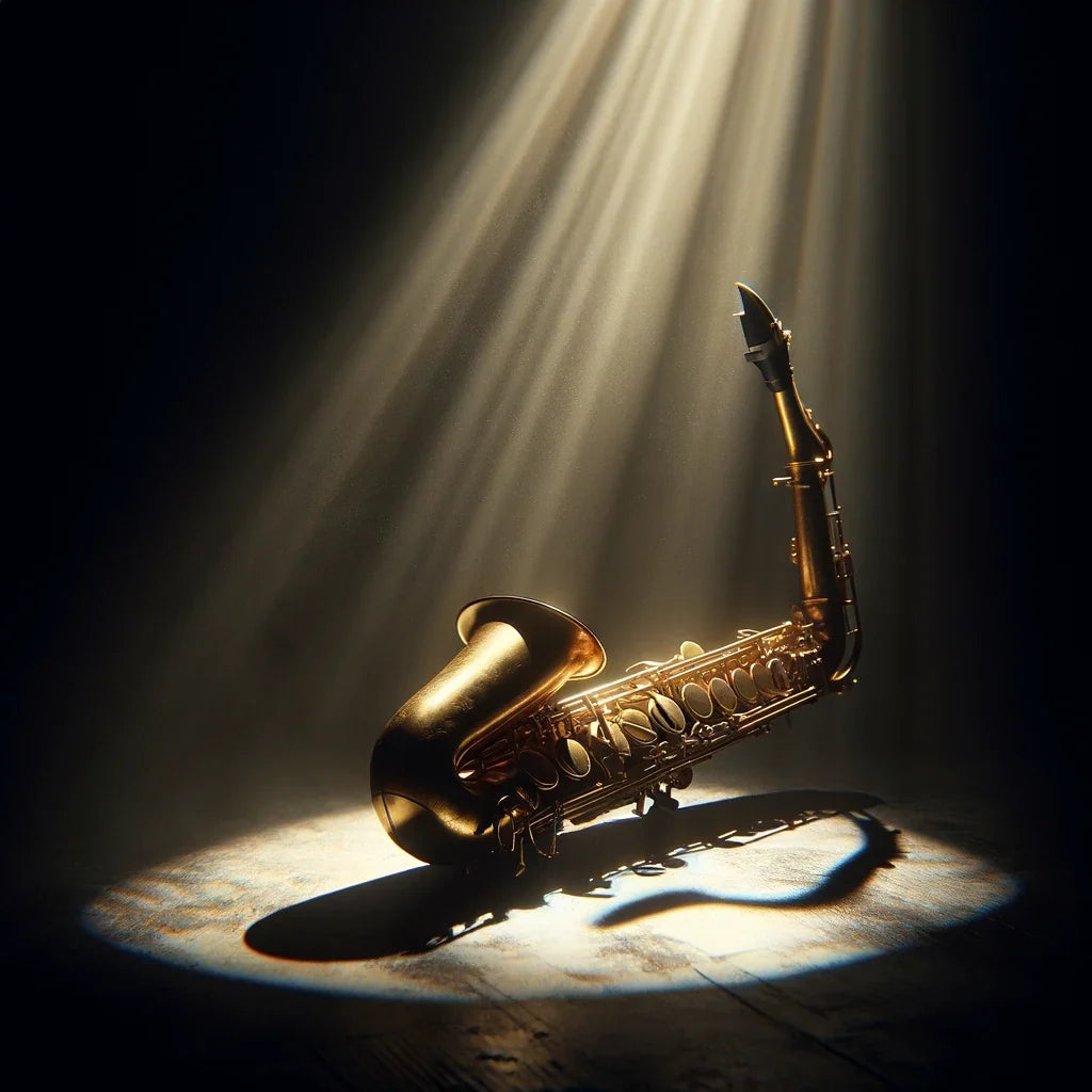 Solo Saxophone Canvas
