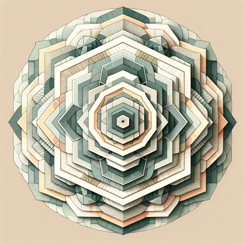 Spiral Serenity Canvas