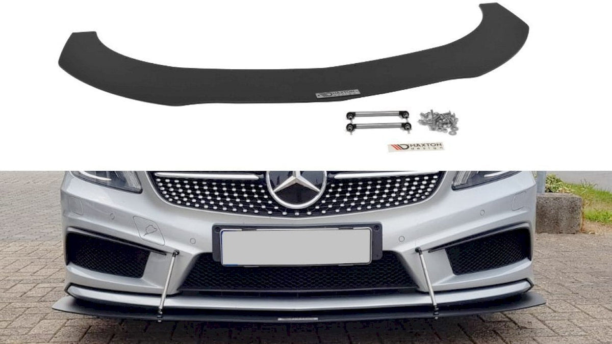 Maxton Design - Aftermarket  FRONT RACING SPLITTER MERCEDES A W176 AMG-LINE (2012-2015)