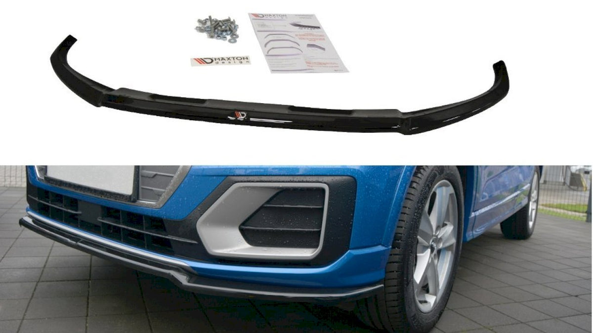 Maxton Design - Aftermarket  FRONT SPLITTER V.1 AUDI Q2 MK1 SPORT 2016 - ONWARDS