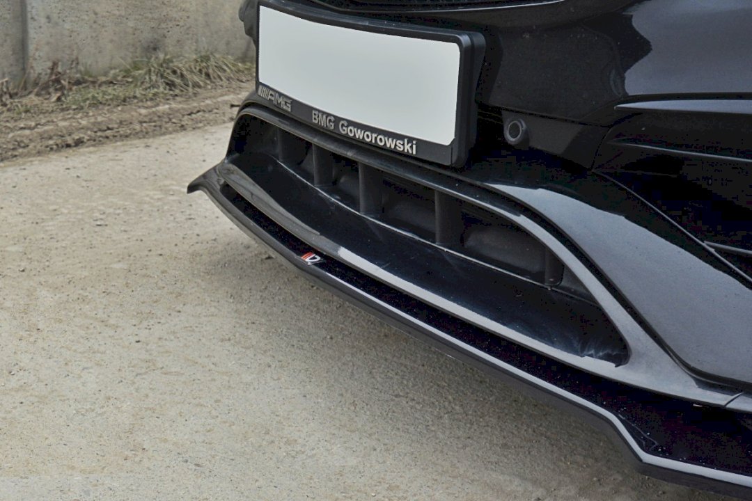 Maxton Design - Aftermarket  FRONT SPLITTER V.2 MERCEDES CLA 45 AMG C117 (FACELIFT) (2017-UP)