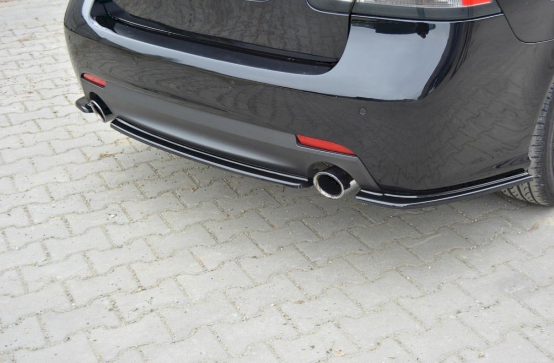 Maxton Design - Aftermarket  CENTRAL REAR SPLITTER SAAB 9-3 AERO MK2 FACELIFT (2007-11)
