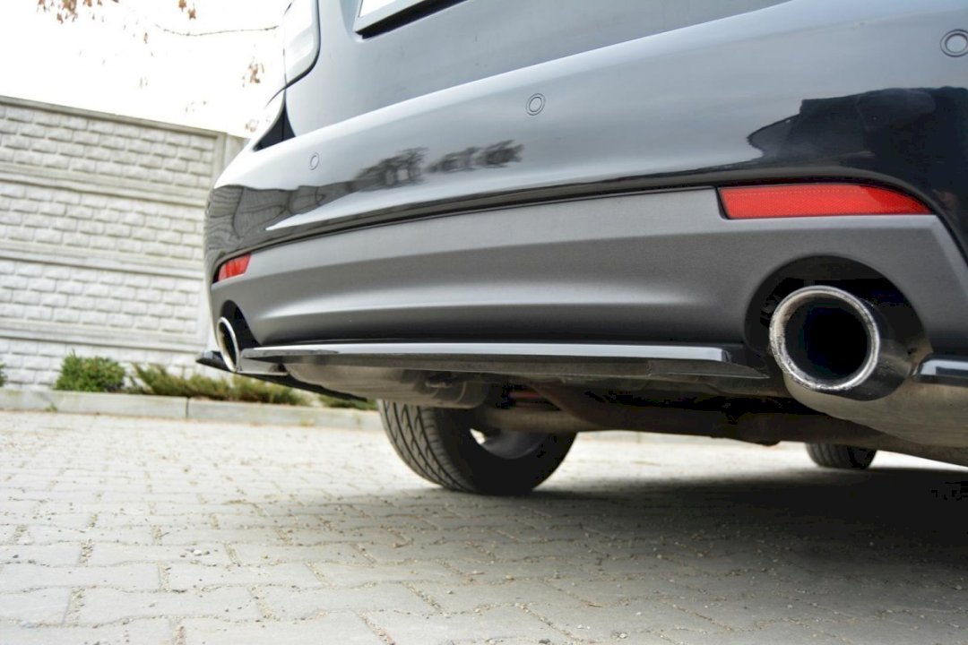 Maxton Design - Aftermarket  CENTRAL REAR SPLITTER SAAB 9-3 AERO MK2 FACELIFT (2007-11)