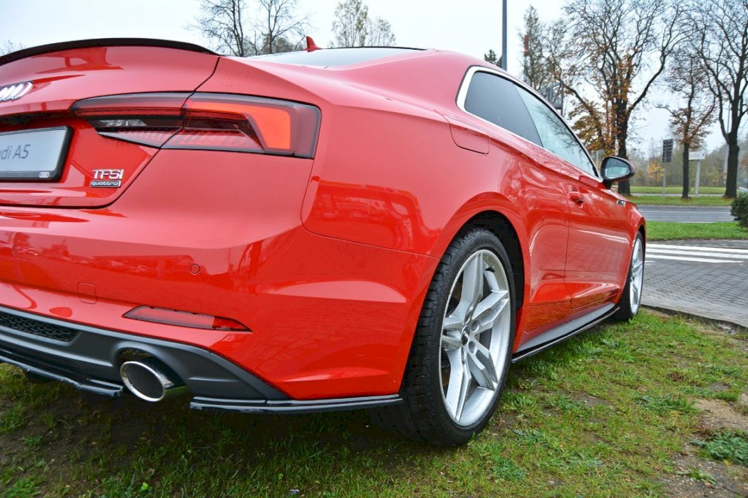 Maxton Design - Aftermarket  REAR SIDE SPLITTERS AUDI A5 F5 S-LINE COUPE (2016 - UP)
