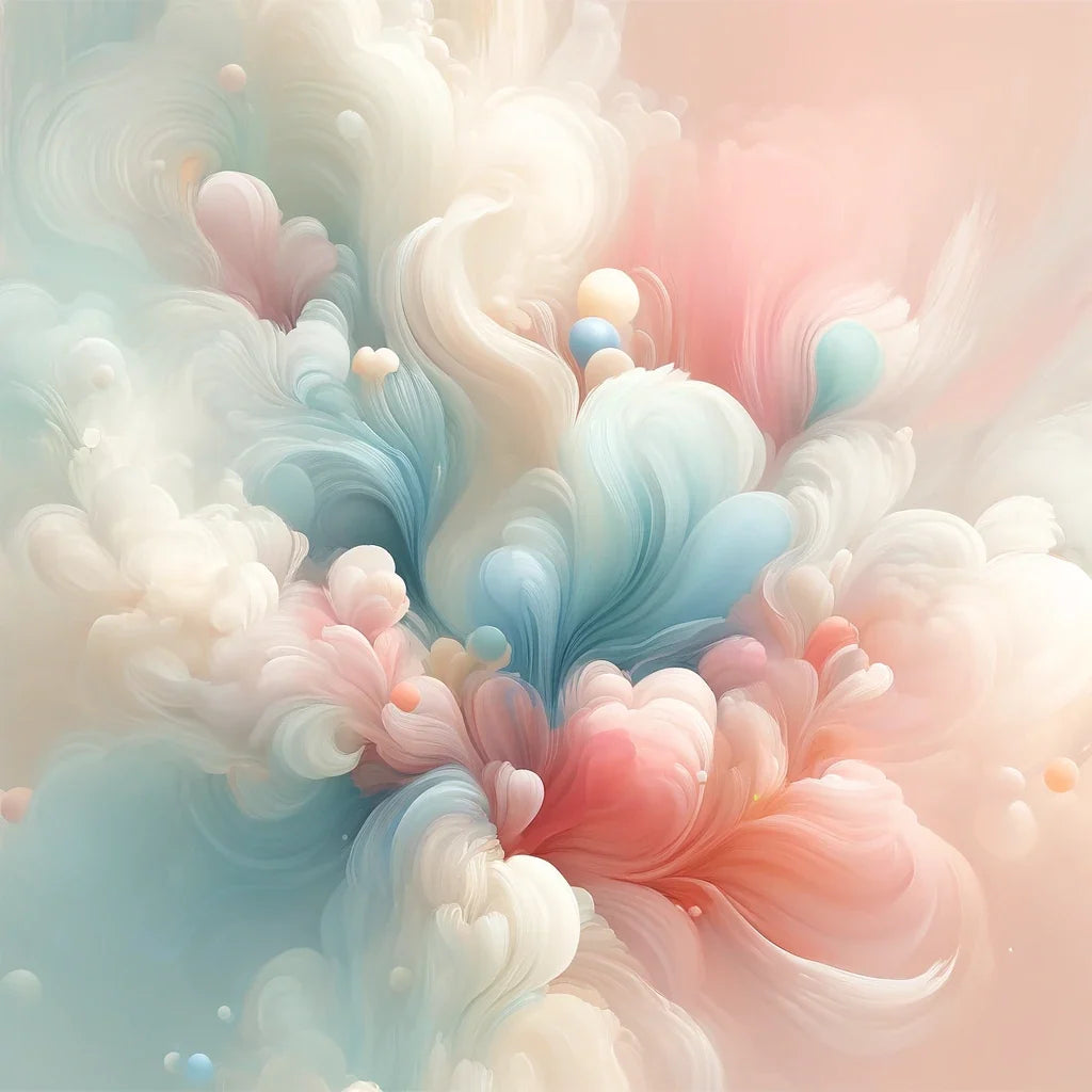 Spring Whispers Abstract Canvas