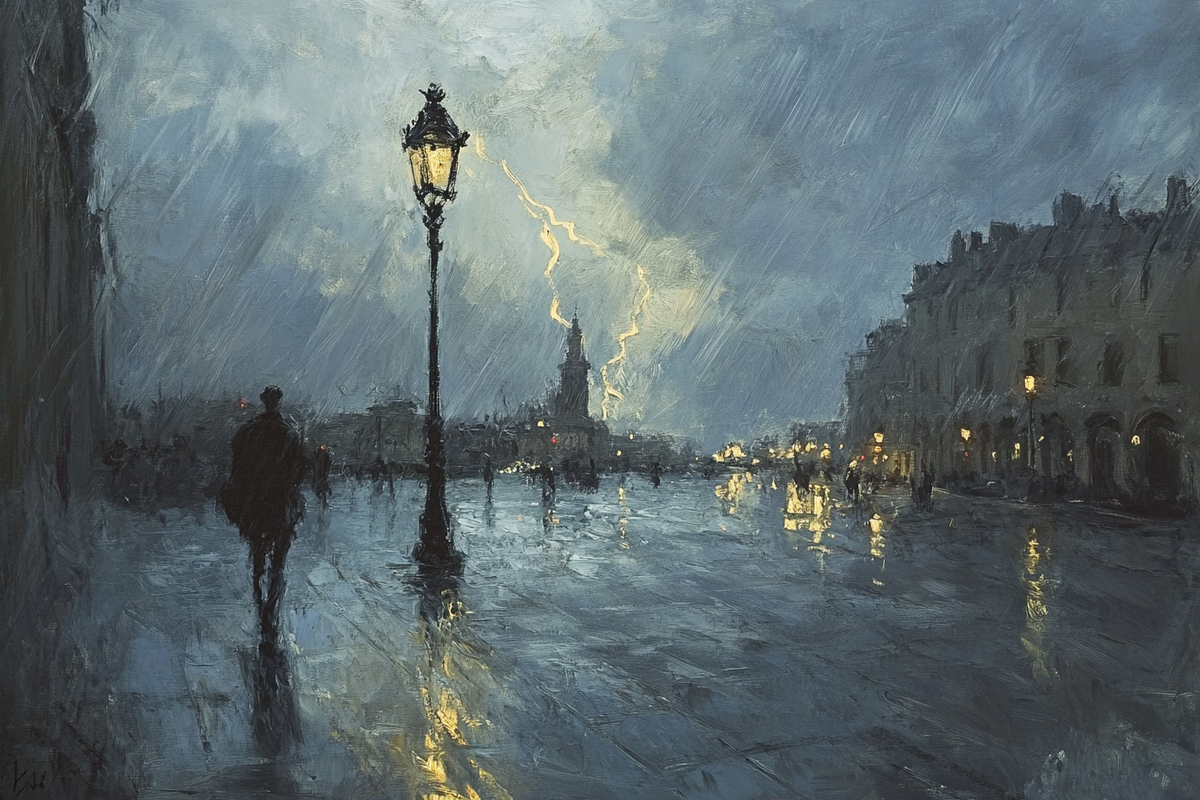 Struggle Against the Storm Canvas