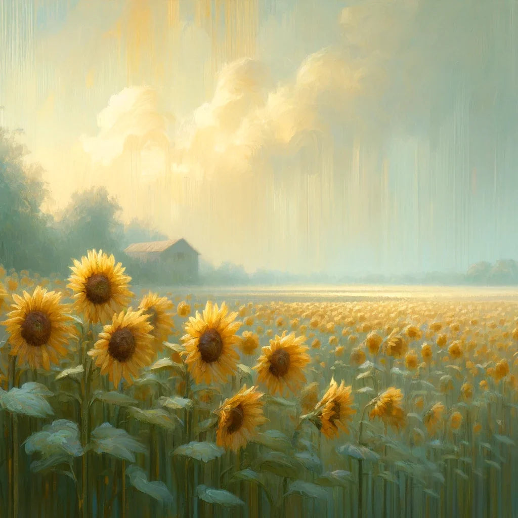 Sunflower Field Canvas