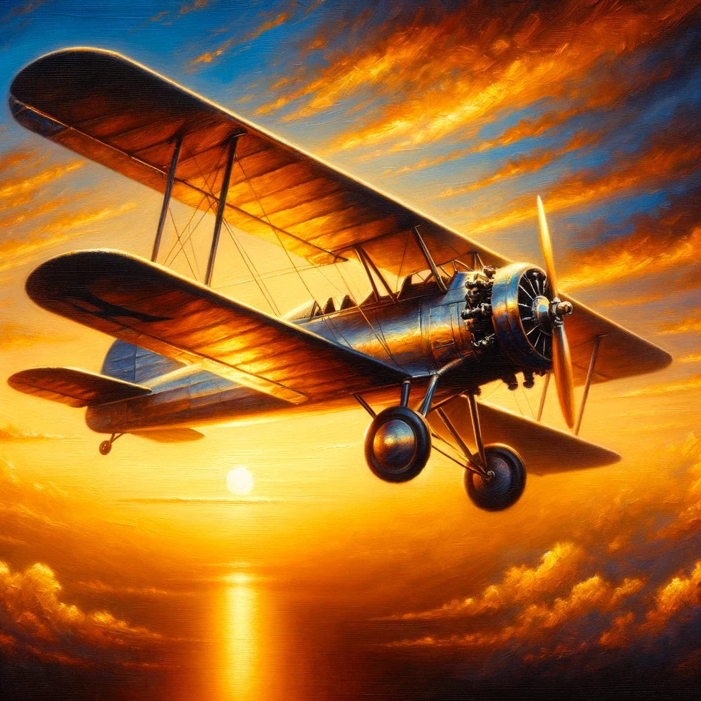 Sunset Flight Cotton Cushion