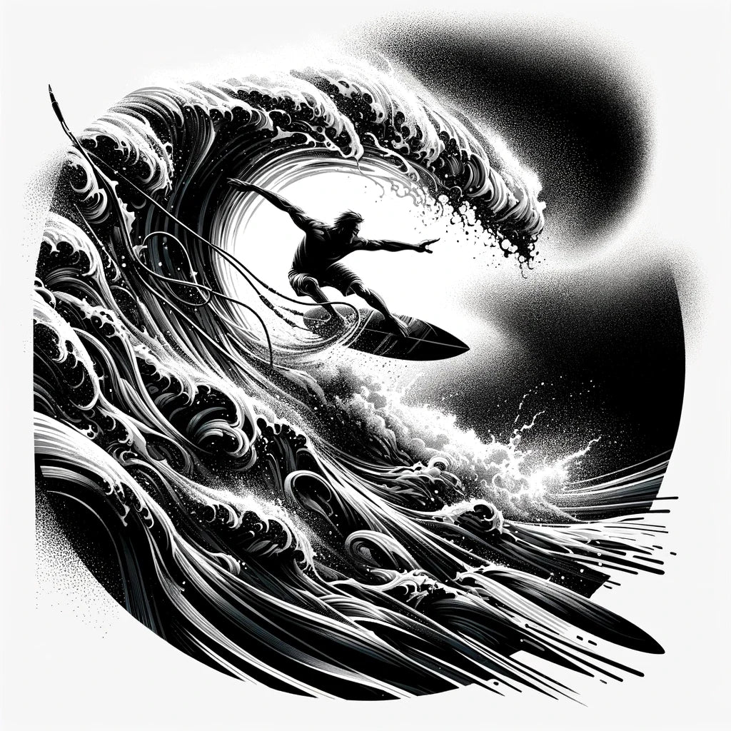Surge of the Silver Wave Canvas