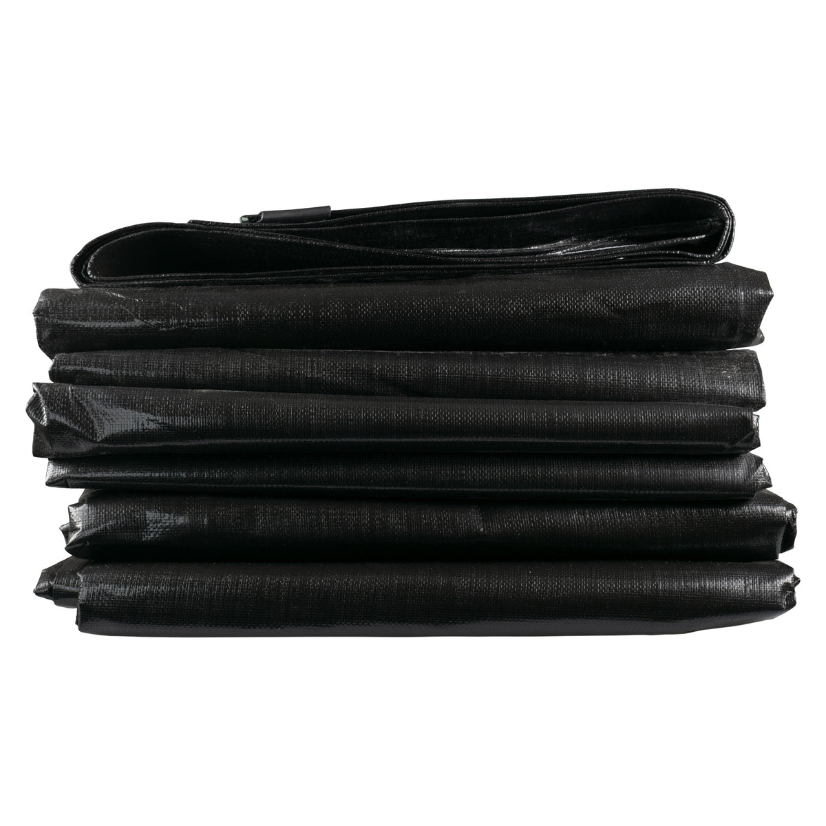 Black/Silver L-Grade Tarpaulin with 20 x 6" Bungee Balls (White)