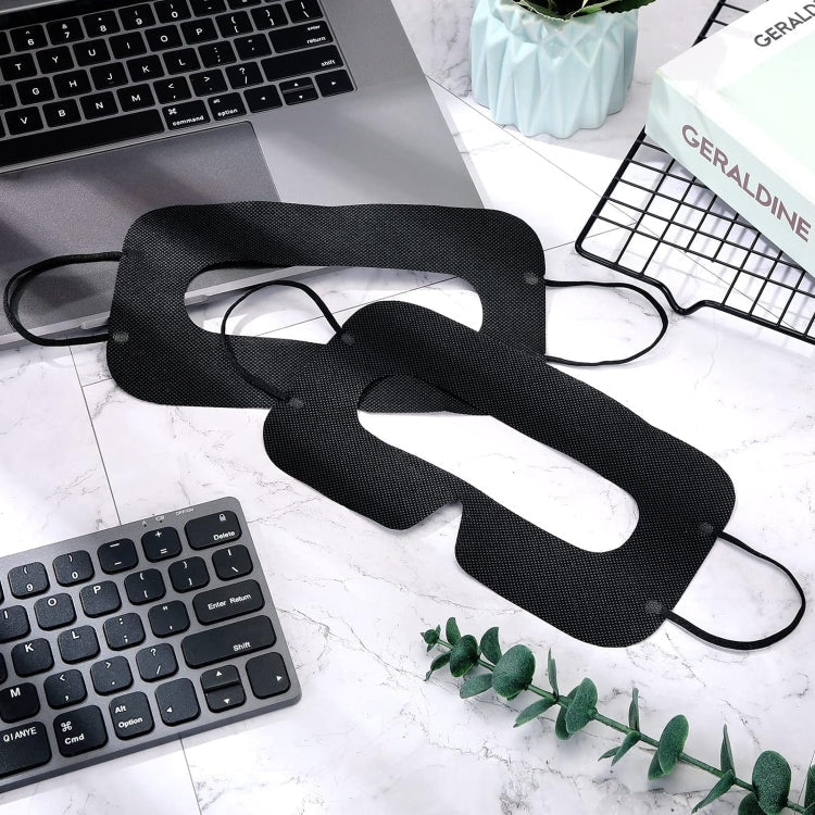 100 PCS Black Protective Hygiene VR Eye Mask Sanitary Disposable Eye mask pads for 3D VR Glass